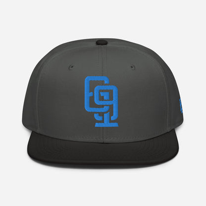 "619" Snapback Otto Cap | E Luna Brand ESSENTIAL | 2 Aqua/Teal Thread Logos