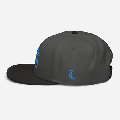 "ANG" Snapback | E Luna Brand ESSENTIAL | 2 Aqua/Teal Thread Logos