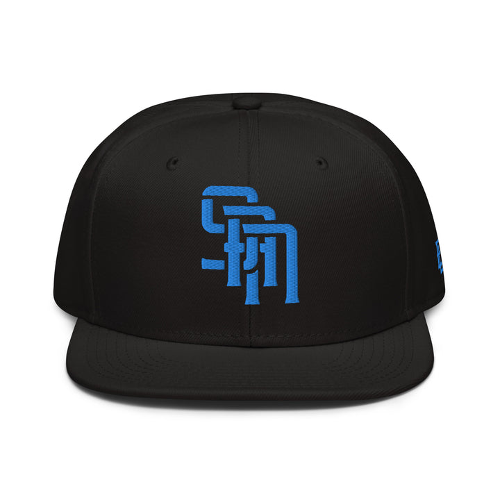 "SAN" Snapback | E Luna Brand SELECT | 3 Aqua/Teal Thread Logos | 3D Puff Edition