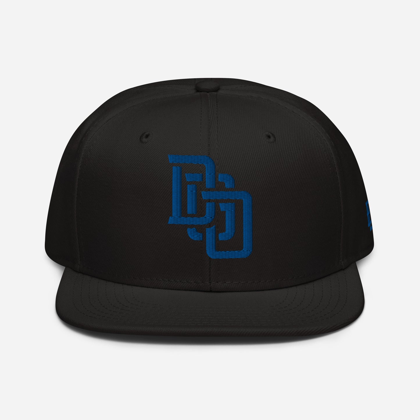 "DGO" Snapback | Otto Cap 125-978 | E Luna SELECT Tricrest 3 Royal Thread Front, Left Side & Back Logos