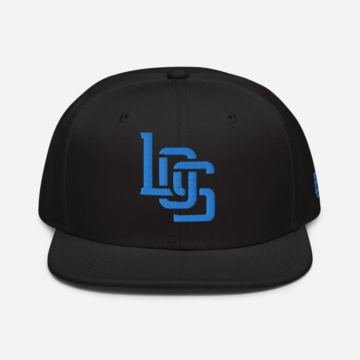 "LOS" Snapback | E Luna Brand ESSENTIAL | 2 Aqua/Teal Thread Logos
