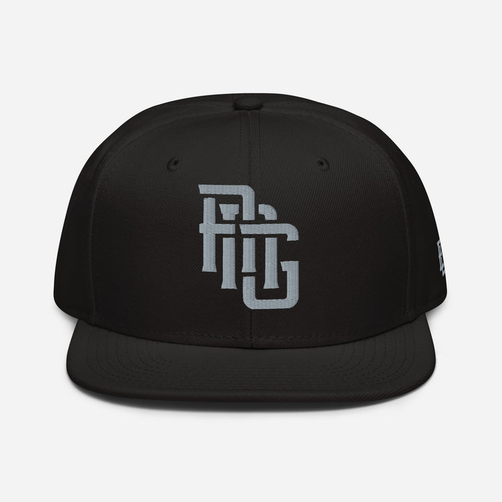 "ANG" Snapback | E Luna Brand ESSENTIAL | 2 Grey Thread Logos