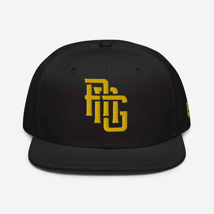 "ANG" Snapback | E Luna Brand ESSENTIAL | 2 Gold Thread Logos