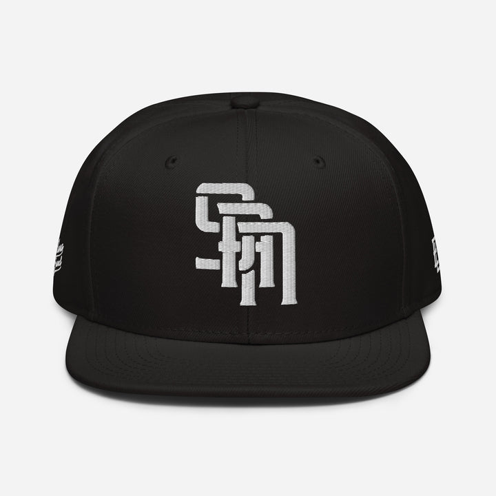 "SAN" Snapback | E Luna Brand PREMIUM | 4 White Thread Logos | 3D Puff Edition