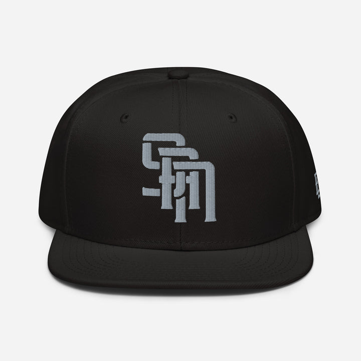 "SAN" Snapback | E Luna Brand SELECT | 3 Grey Thread Logos | 3D Puff Edition