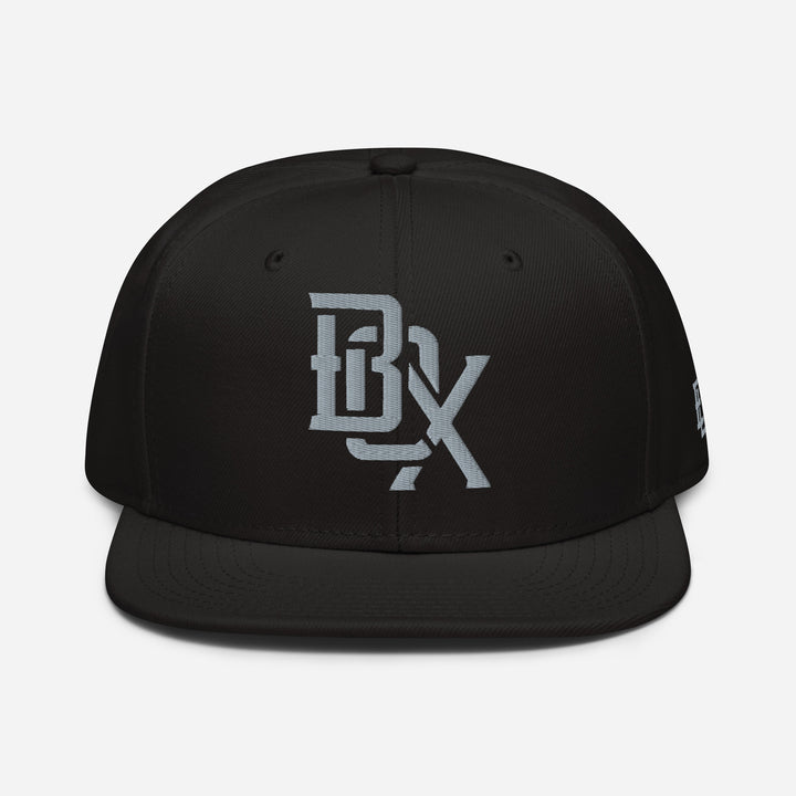 "BOX" Snapback | E Luna Brand ESSENTIAL | 2 Grey Thread Logos