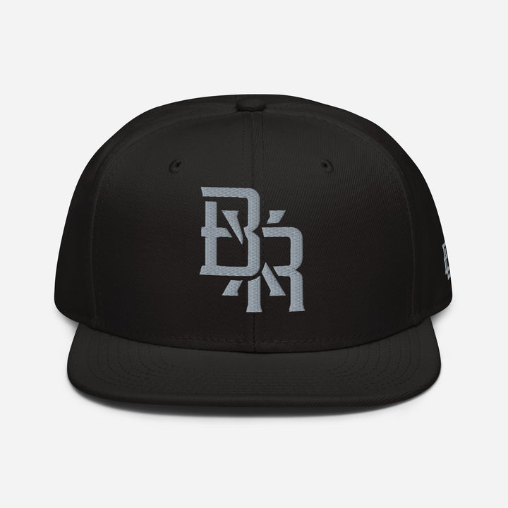 "BXR" Snapback | E Luna Brand ESSENTIAL | 2 Grey Thread Logos