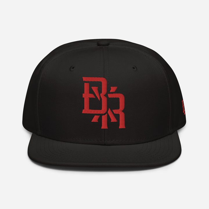 "BXR" Snapback | E Luna Brand ESSENTIAL | 2 Red Thread Logos