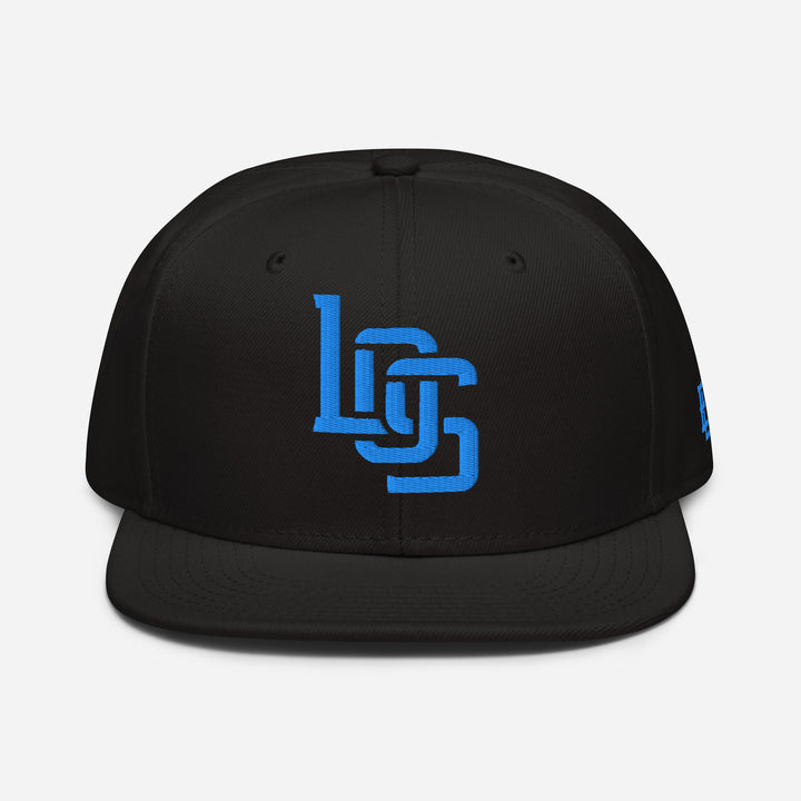 "LOS" Snapback | E Luna Brand SELECT | 3 Aqua/Teal Thread Logos [3D Puff Edition]