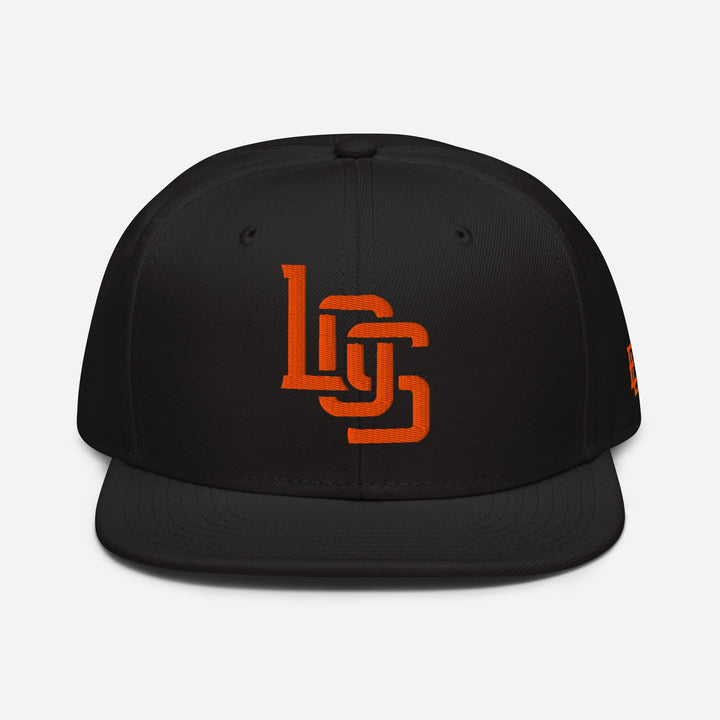 "LOS" Snapback | E Luna Brand SELECT | 3 Orange Thread Logos [3D Puff Edition]