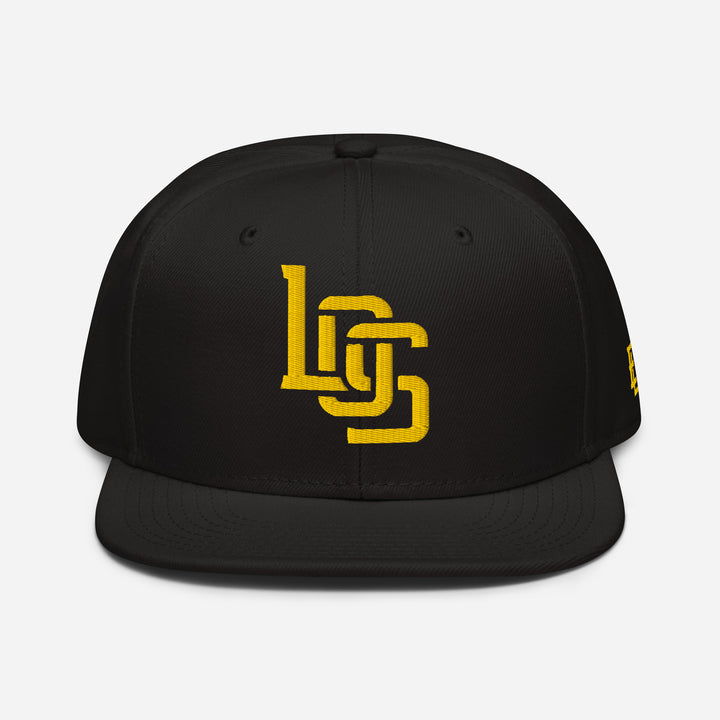 "LOS" Snapback | E Luna Brand SELECT | 3 Gold Thread Logos [3D Puff Edition]