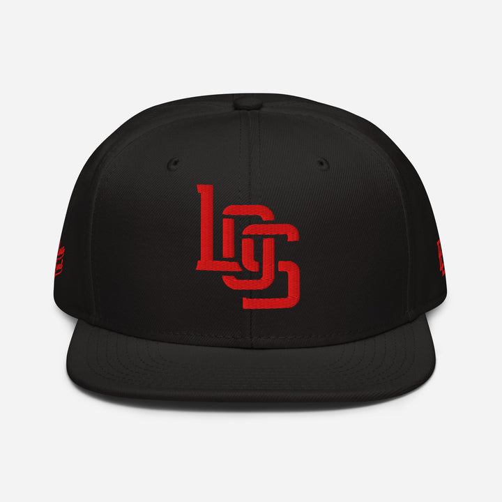 "LOS" Snapback | E Luna Brand PREMIUM | 4 Red Thread Logos [3D Puff Edition]