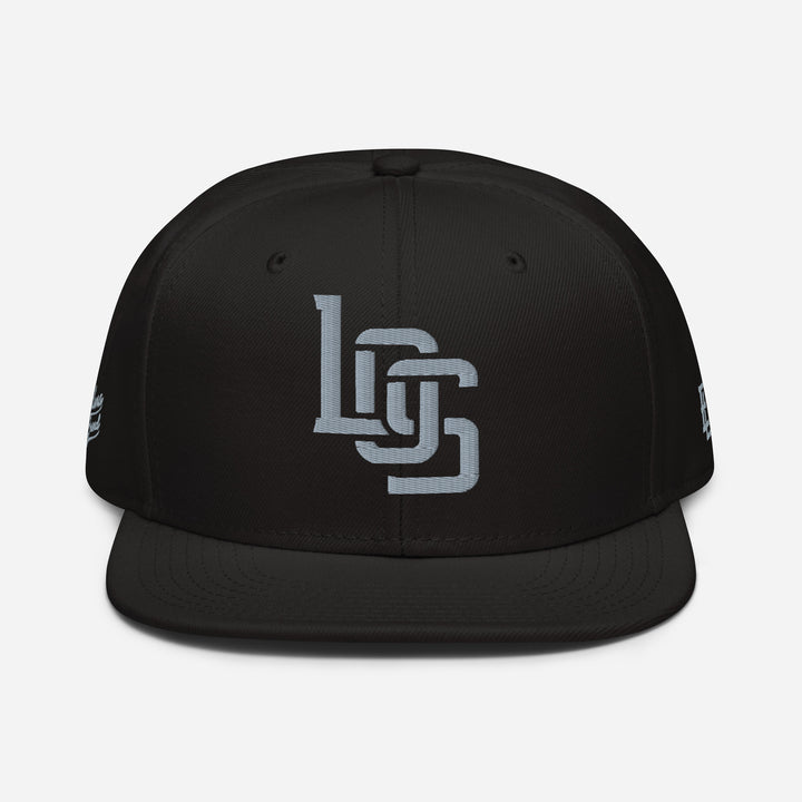 "LOS" Snapback | E Luna Brand PREMIUM | 4 Grey Thread Logos [3D Puff Edition]