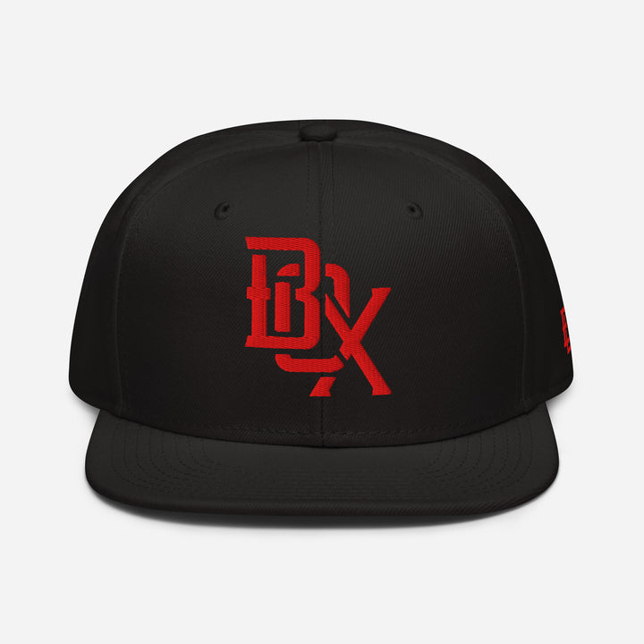 "BOX" Snapback | E Luna Brand SELECT | 3 Red Thread Logos [3D Puff Edition]