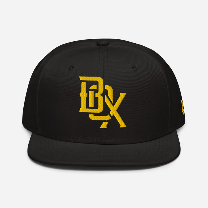 "BOX" Snapback | E Luna Brand SELECT | 3 Gold Thread Logos [3D Puff Edition]
