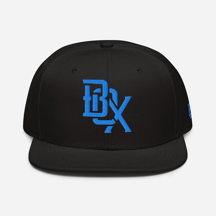 "BOX" Snapback | E Luna Brand SELECT | 3 Aqua/Teal Thread Logos [3D Puff Edition]