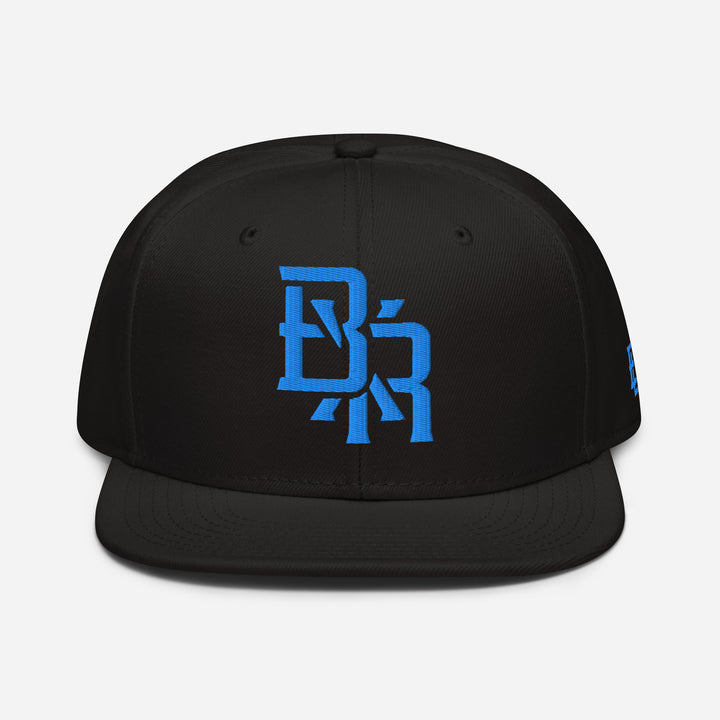 "BXR" Snapback | E Luna Brand SELECT | 3 Aqua/Teal Thread Logos [3D Puff Edition]
