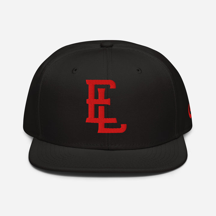 "EL" Snapback | E Luna Brand ESSENTIAL | 2 Red Thread Logos