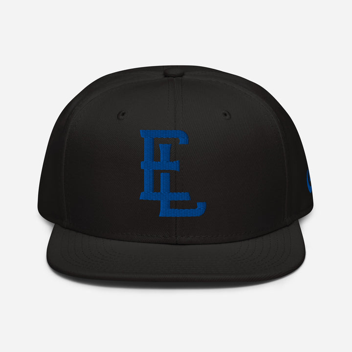 "EL" Snapback | E Luna Brand ESSENTIAL | 2 Royal Thread Logos