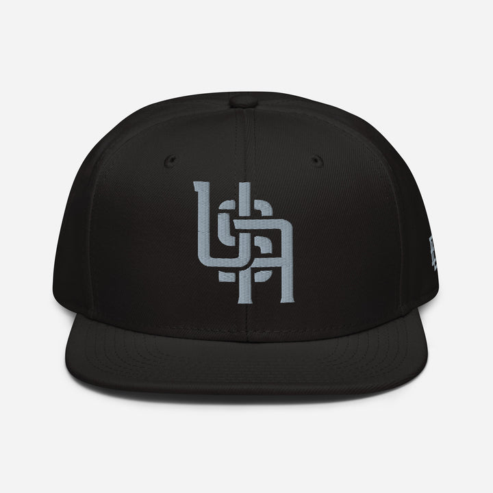 "USA" Snapback | E Luna Brand ESSENTIAL | 2 Grey Thread Logos