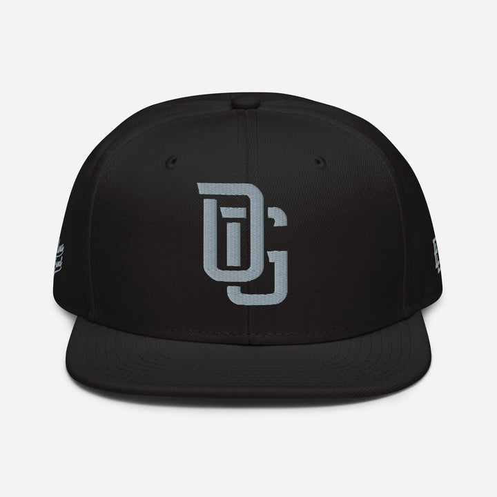 "OG" Snapback | E Luna Brand PREMIUM | 4 Grey Thread Logos | 3D Puff Edition