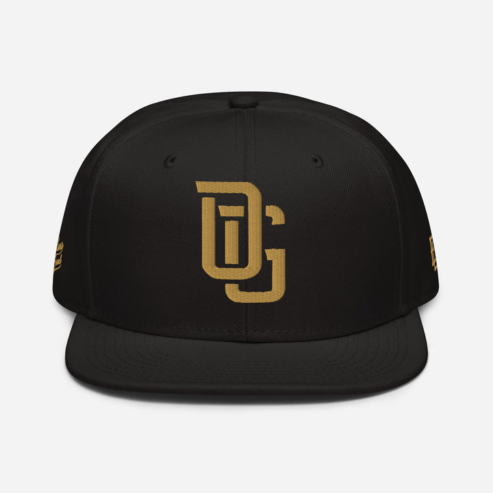 "OG" Snapback | E Luna Brand PREMIUM | 4 Old Gold Thread Logos | 3D Puff Edition
