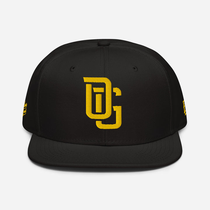 "OG" Snapback | E Luna Brand PREMIUM | 4 Gold Thread Logos | 3D Puff Edition