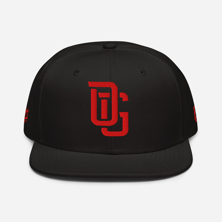 "OG" Snapback | E Luna Brand PREMIUM | 4 Red Thread Logos | 3D Puff Edition