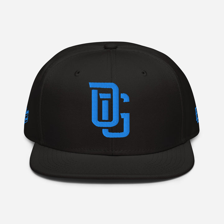 "OG" Snapback | E Luna Brand PREMIUM | 4 Aqua/Teal Thread Logos | 3D Puff Edition