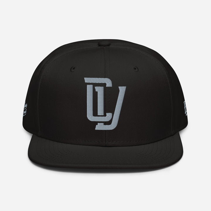 "CV" Snapback | E Luna Brand PREMIUM | 4 Grey Thread Logos | 3D Puff Edition