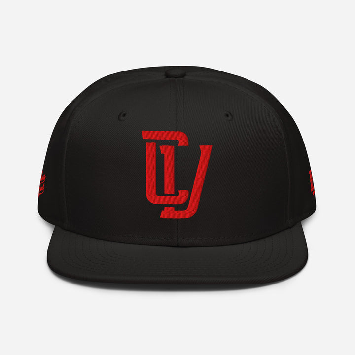"CV" Snapback | E Luna Brand PREMIUM | 4 Red Thread Logos | 3D Puff Edition