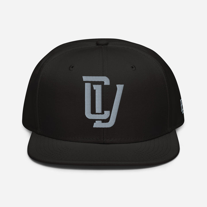 "CV" Snapback | E Luna Brand ESSENTIAL | 2 Grey Thread Logos