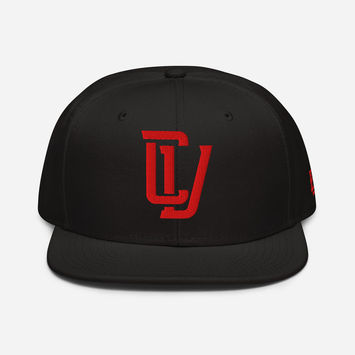"CV" Snapback | E Luna Brand SELECT | 3 Red Thread Logos | 3D Puff Edition