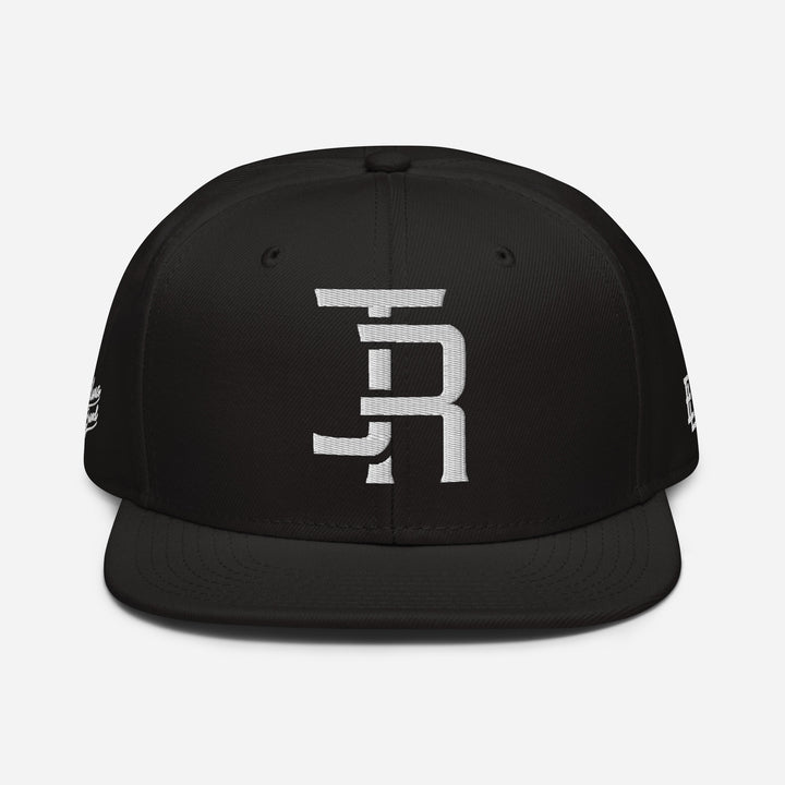 "JR" Snapback | E Luna Brand PREMIUM | 4 White Thread Logos | 3D Puff Edition