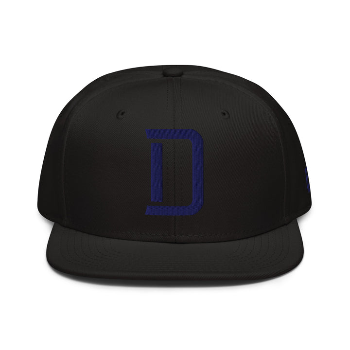 "D" Snapback | E Luna Brand SELECT | 3 Navy Thread Logos | 3D Puff Edition