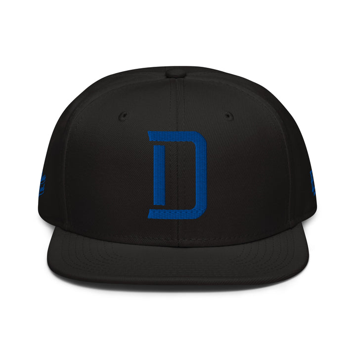 "D" Snapback | E Luna Brand PREMIUM | 4 Royal Thread Logos | 3D Puff Edition