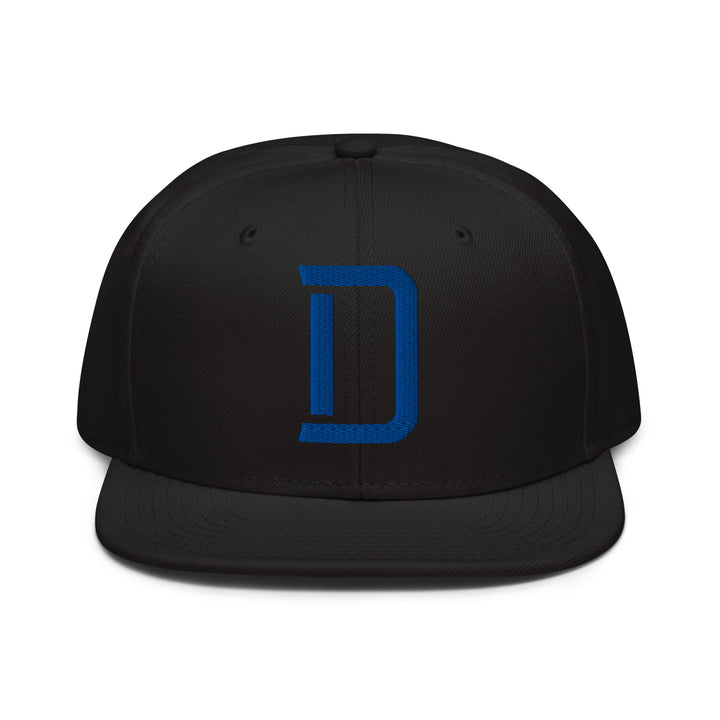 "D" Snapback | E Luna Brand CLASSIC | 1 Royal Thread Logo | 3D Puff Edition