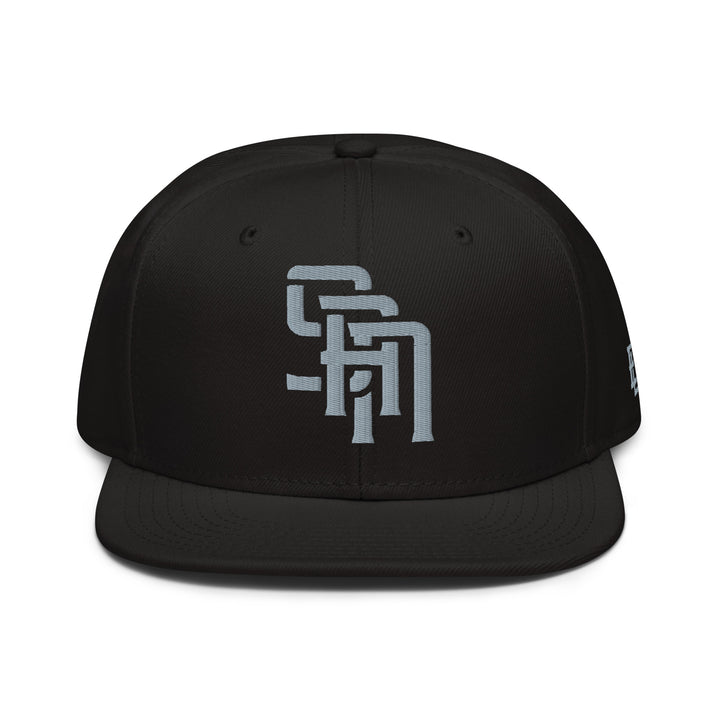 "SAN" 2.0 Snapback | E Luna Brand SELECT | 3 Grey Thread Logos | 3D Puff Edition