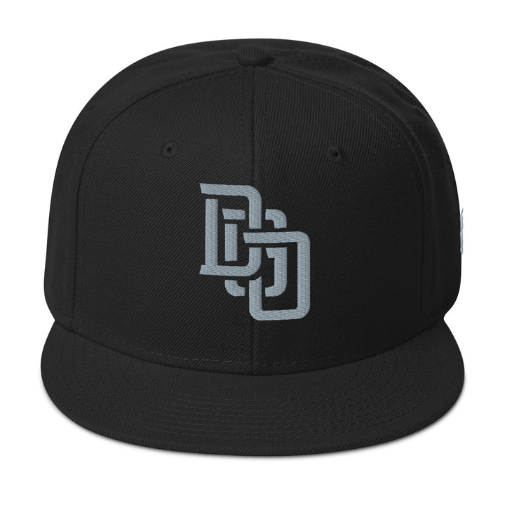 "DGO" Snapback | E Luna Brand ESSENTIAL | 2 Grey Thread Logos | 3D Puff Edition