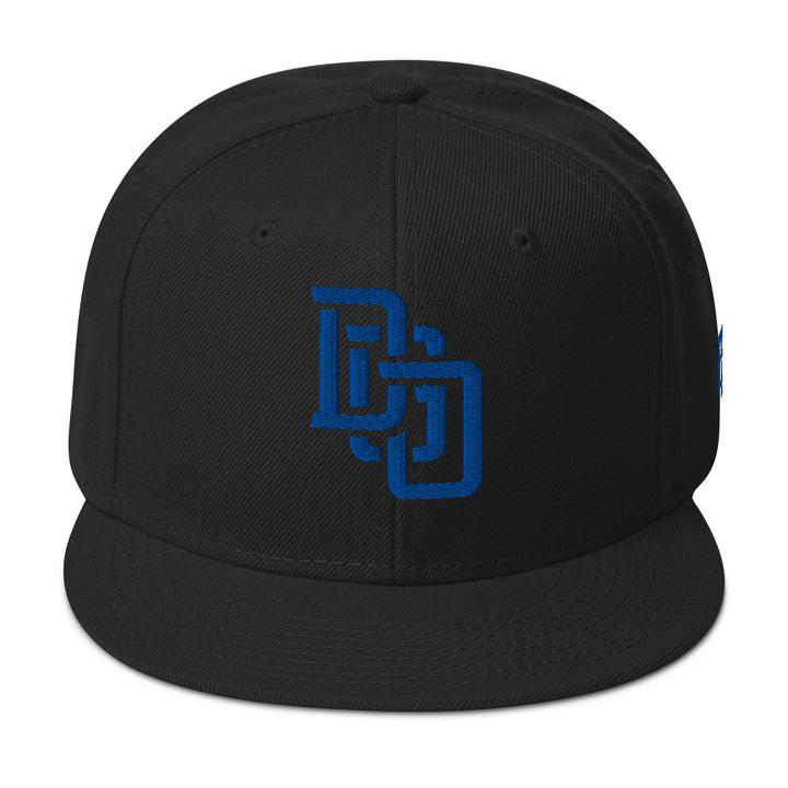 "DGO" Snapback | E Luna Brand ESSENTIAL | 2 Royal Thread Logos | 3D Puff Edition