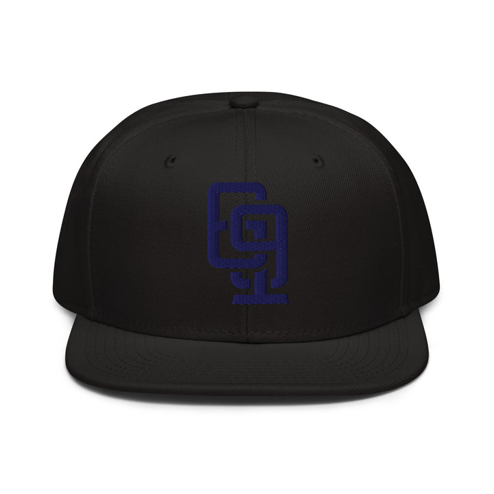 "619" Snapback | E Luna Brand CLASSIC | 1 Navy Thread Logo | 3D Puff Edition