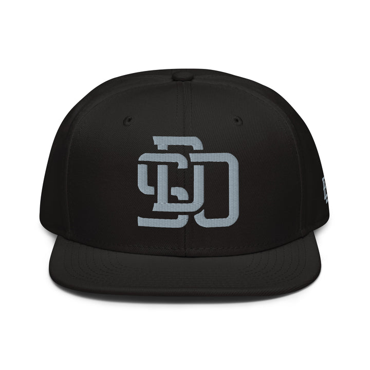 "SDO" Snapback | E Luna Brand SELECT | 3 Grey Thread Logos | 3D Puff Edition
