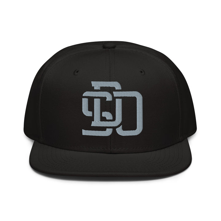 "SDO" Snapback | E Luna Brand CLASSIC | 1 Grey Thread Logo | 3D Puff Edition