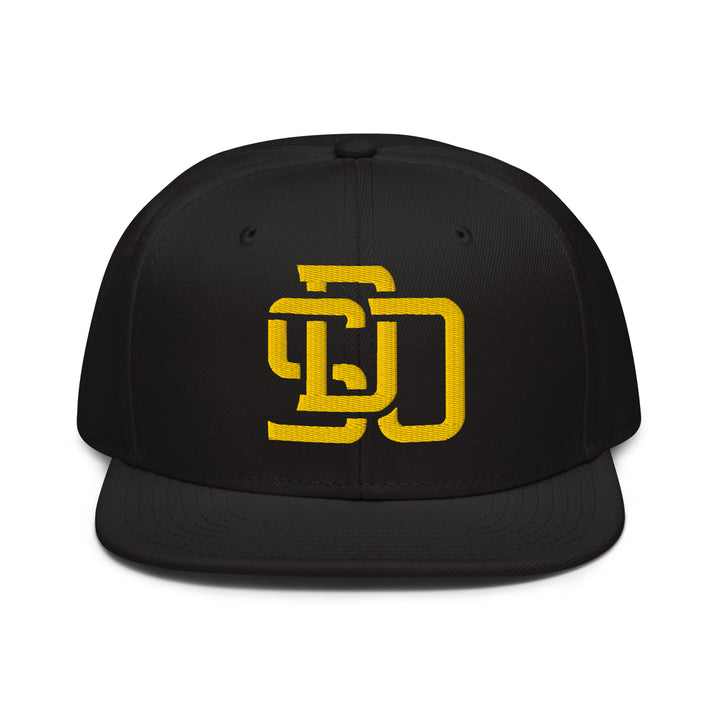 "SDO" Snapback | E Luna Brand CLASSIC | 1 Gold Thread Logo | 3D Puff Edition
