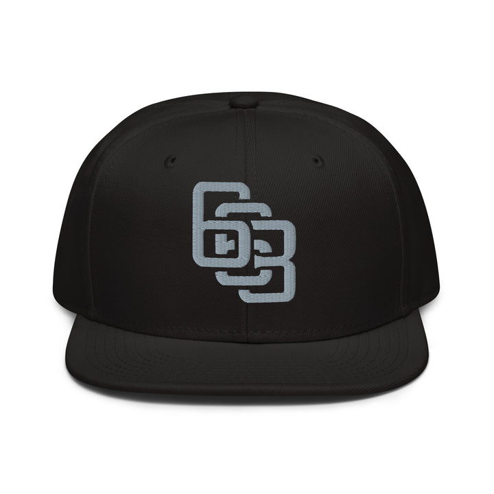 "663" Snapback | E Luna Brand CLASSIC | 1 Grey Thread Logo | 3D Puff Edition