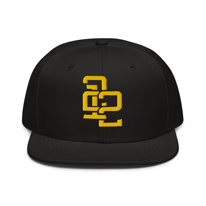 "212" Snapback | E Luna Brand CLASSIC | 1 Gold Thread Logo | 3D Puff Edition