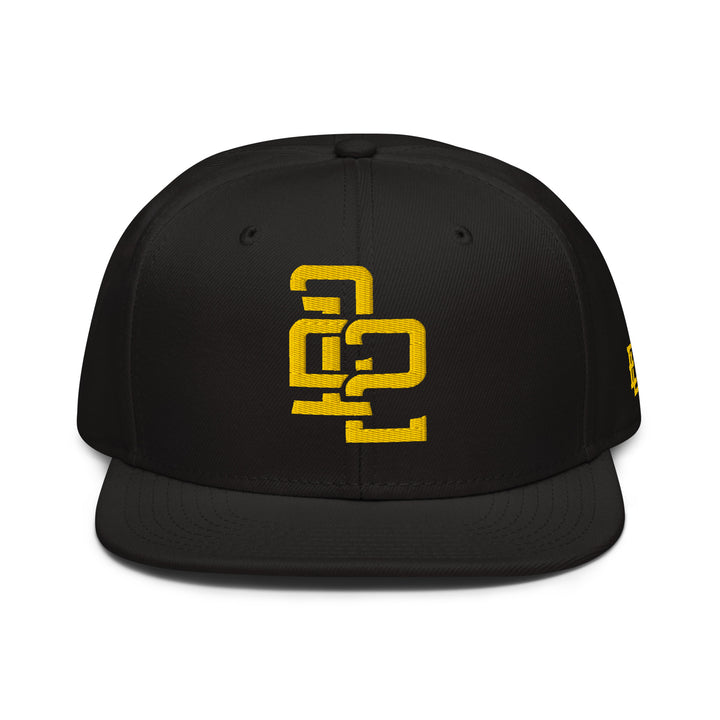 "212" Snapback | E Luna Brand ESSENTIAL | 2 Gold Thread Logos | 3D Puff Edition