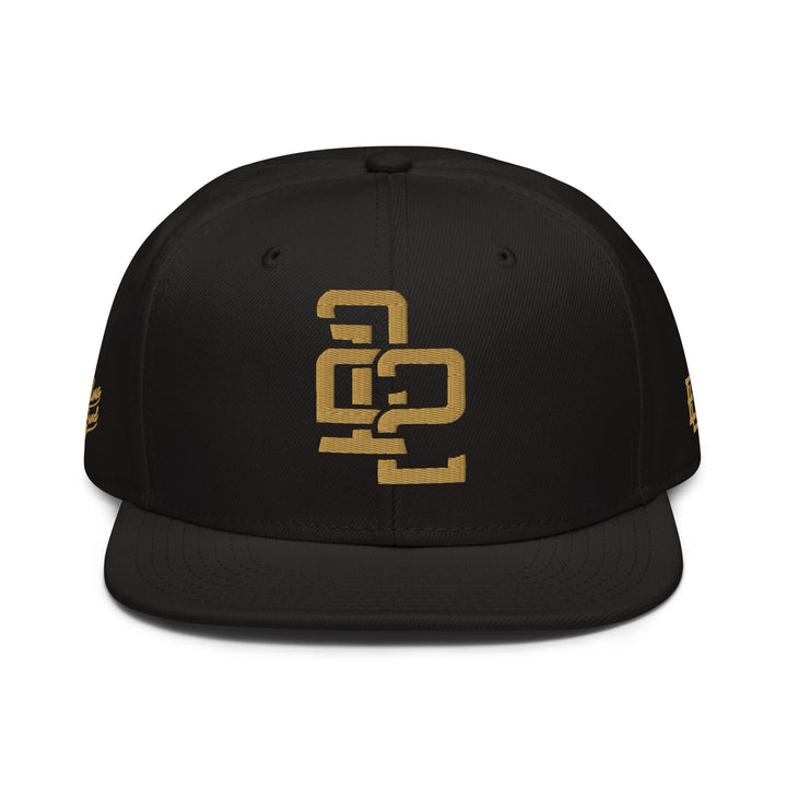 "212" Snapback | E Luna Brand PREMIUM | 4 Old Gold Thread Logos | 3D Puff Edition