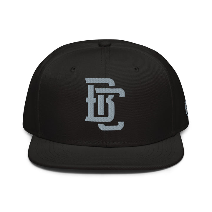 "BC" Snapback | E Luna Brand SELECT | 3 Grey Thread Logos | 3D Puff Edition