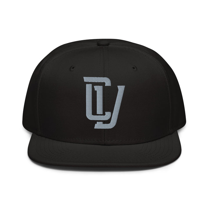 "CV" Snapback | E Luna Brand CLASSIC | 1 Grey Thread Logo | 3D Puff Edition